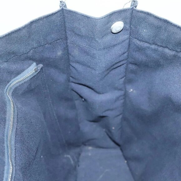 HERMES Fourre Tout MM Hand Bag Canvas Navy Auth 135189 - Picture 13 of 16